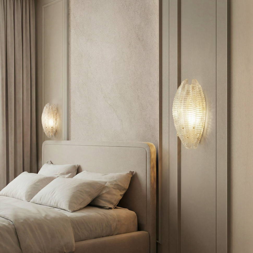 Бра с фактурным стеклом 101015