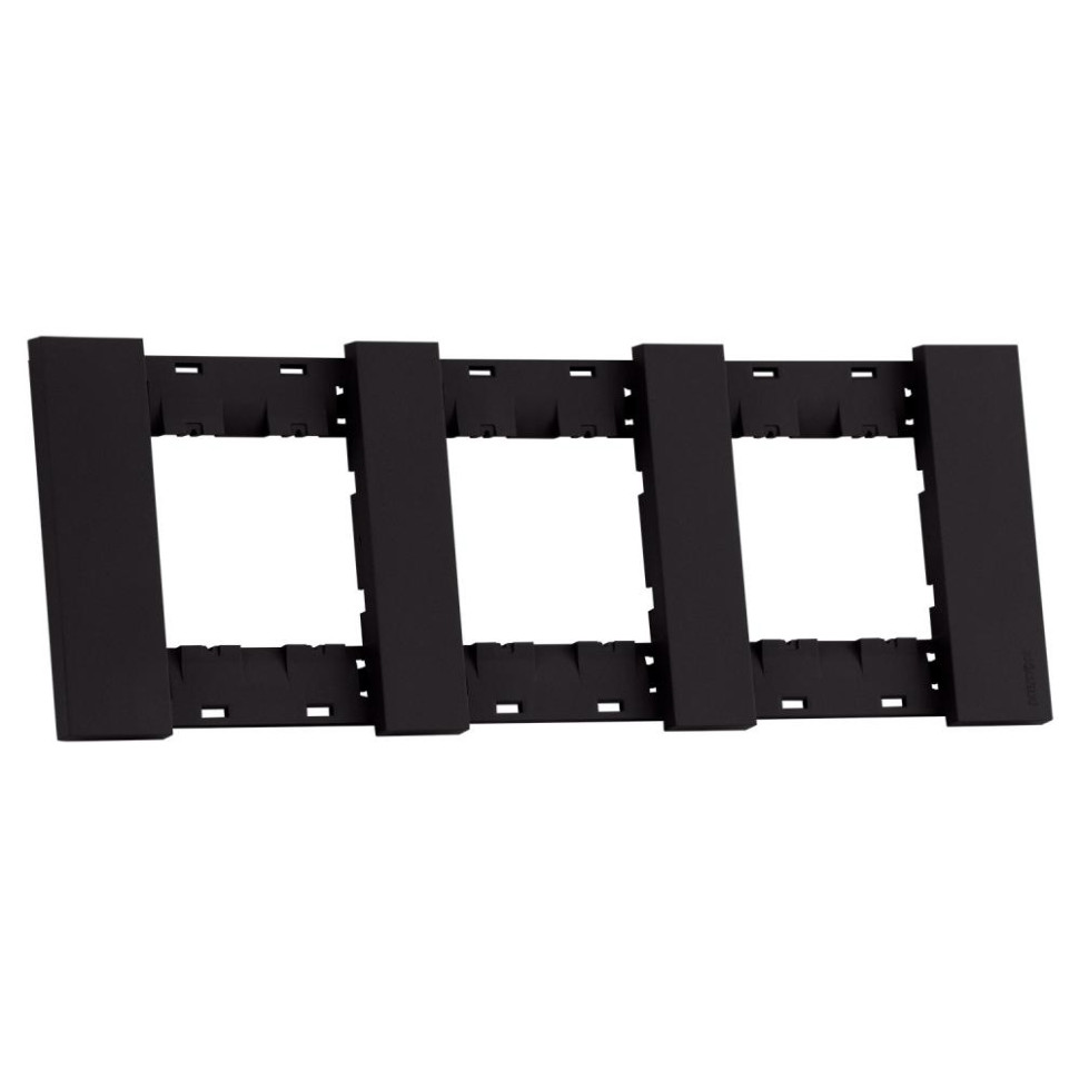 Рамка 3-ая цвет-черный матовый MEITON AA4802M3AG