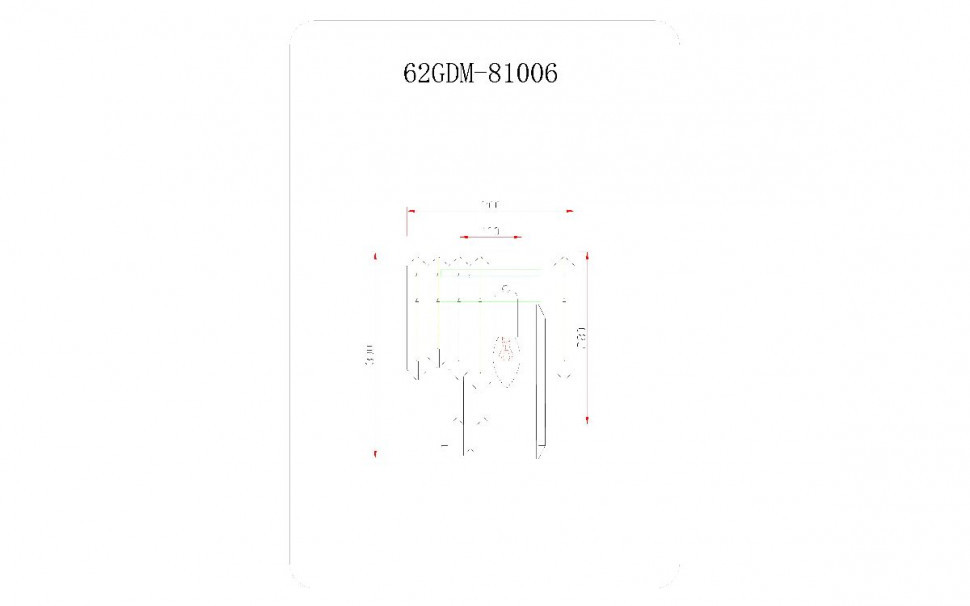 Настенный светильник Garda Decor 62GDM-81006