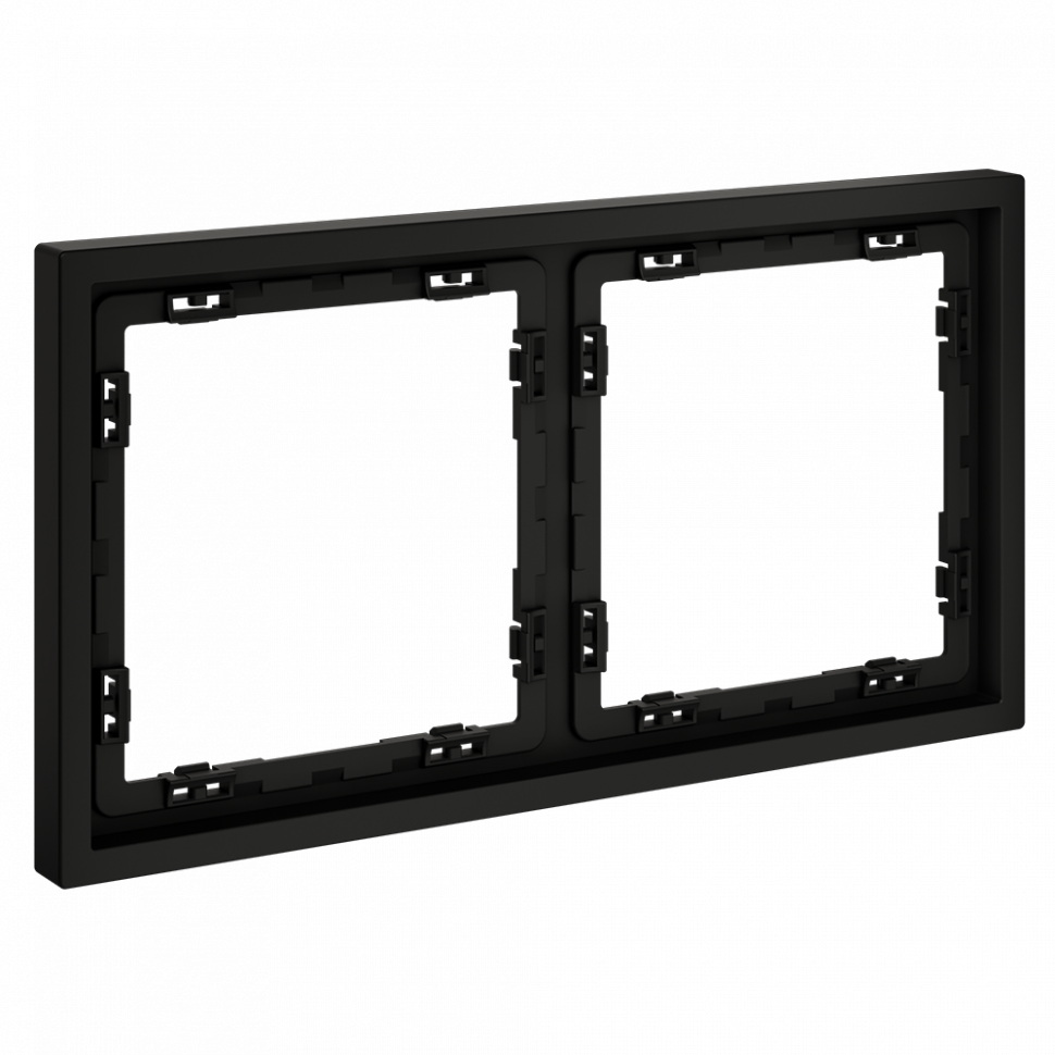 Рамка 2-я универсальный монтаж: горизонтальный/вертикальный., IP-20.