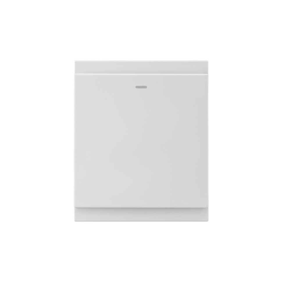 KRANZ SETE Выключатель с подсветкой 10А, 1 клавиша, жемчуг KR-79-0714-1