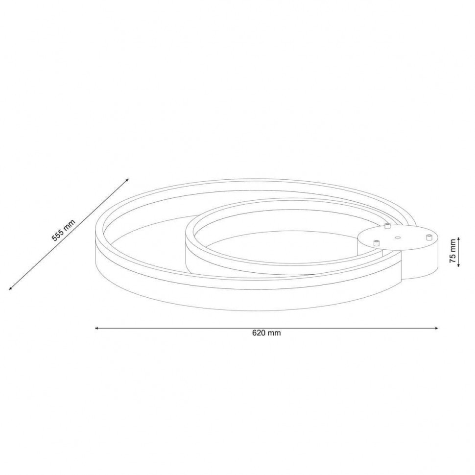 Потолочный светодиодный светильник Lucia Tucci Modena 166.9 LED