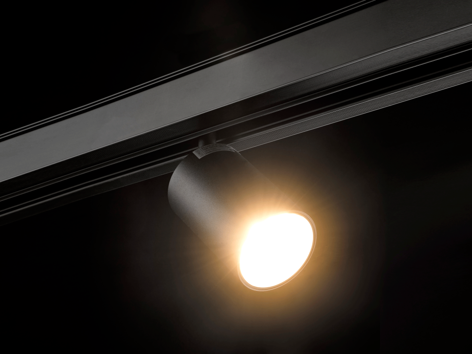  LUMKER Светильник-спот светодиодный, серия SY-LINK, Черный, 15Вт, IP20, Теплый белый (3000К), SY-LINK-SP-BL-15-WW