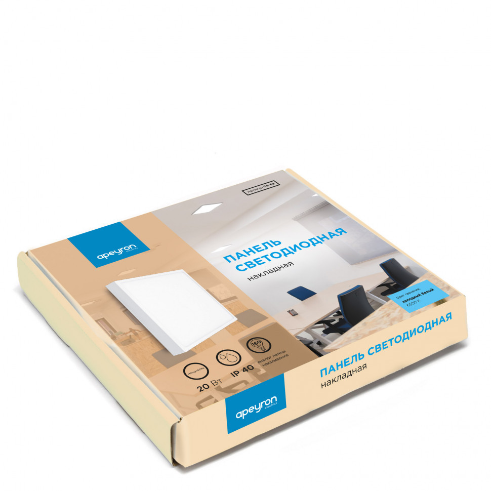 Накладная светодиодная панель Apeyron 06-68