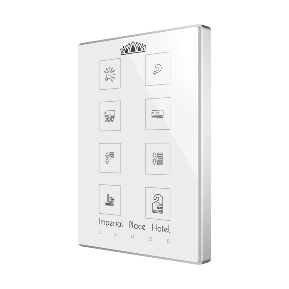 Выключатель сенсорный KNX, термостат Zennio Touch-MyDesign Plus 