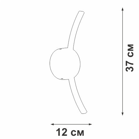 Настенный светильник Vitaluce V2870-0/1A