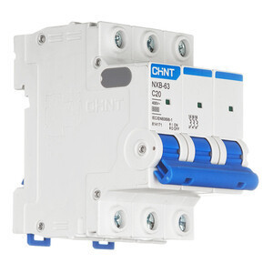 Автоматический выключатель CHINT NXB-63 3P 20А 6kA 400В х-ка С 814171