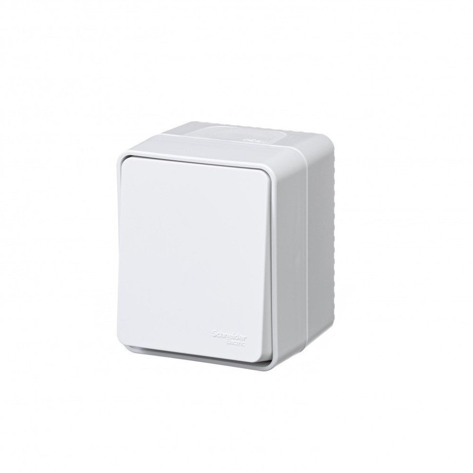 Переключатель 1-клавишный 10 АХ Systeme Electric AtlasDesign Profi54, белый ATN540161