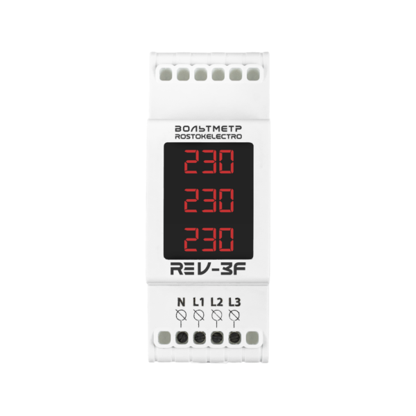 Вольтметр трёхфазный ROSTOKELECTRO (DigiTop) RE V-3F