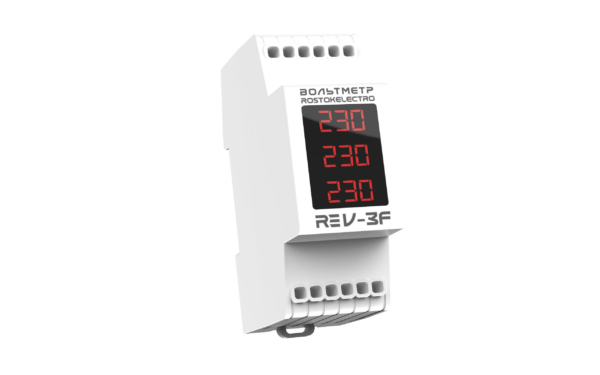 Вольтметр трёхфазный ROSTOKELECTRO (DigiTop) RE V-3F