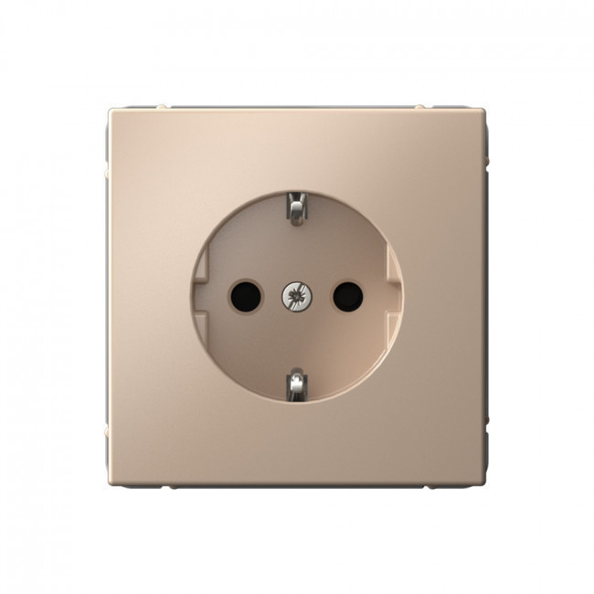 Розетка силовая со шторками, Schneider Electric Art Gallery Песочный GAL001245