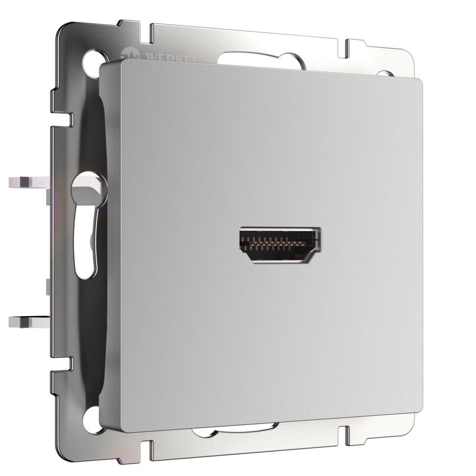 Розетка HDMI серебряный WL06-60-11