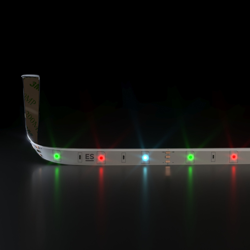 Светодиодная лента Бегущая волна 12 В 7,2 Вт/м 30 Led/м 5050 IP65, RGB, 5 м Лента светодиодная 12V 7,2W 30Led 5050 IP65 бегущая волна, 5м