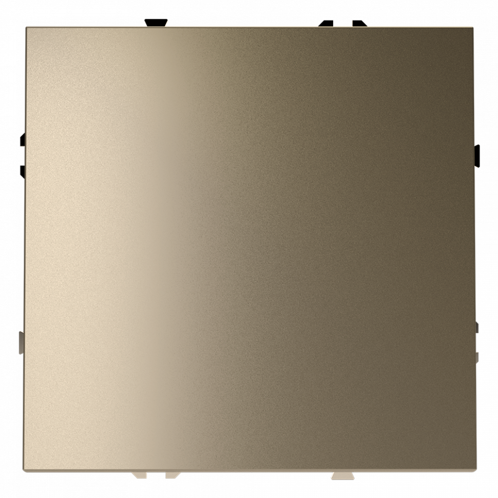 Выключатель одноклавишный,  самозажимные контакты (золото)  