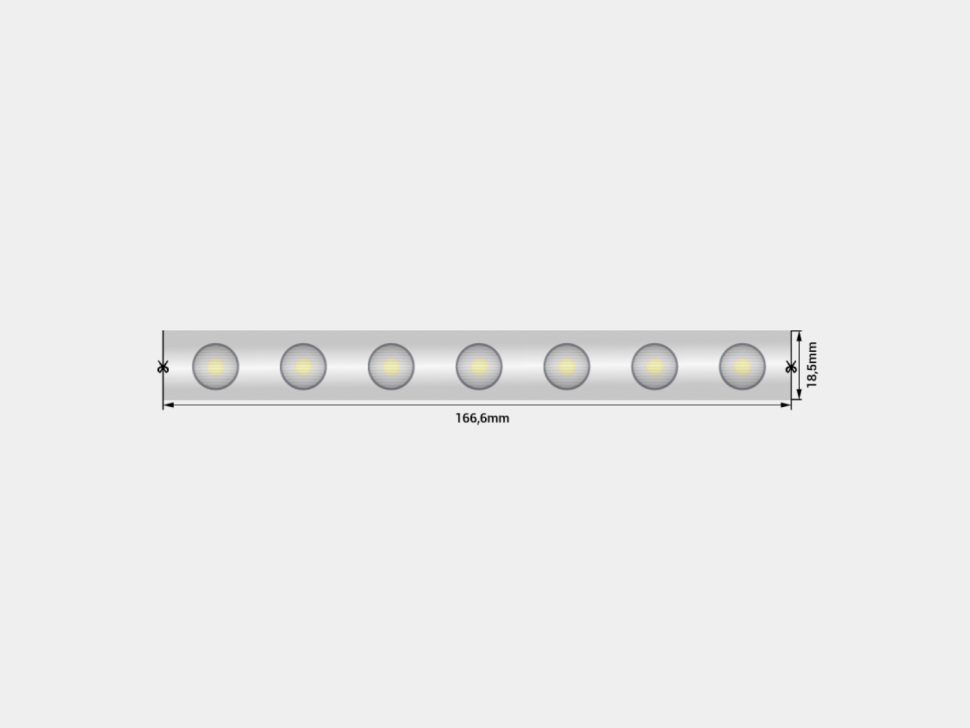  SWG PRO Светодиодная лента wall washer  5050, 42 LED/м, 6,2 Вт/м, 24В , IP67, Цвет: РГБ, SWG-542-24-RGB15/60-67