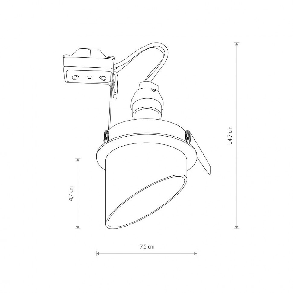 Встраиваемый светильник Nowodvorski Solta White 10492