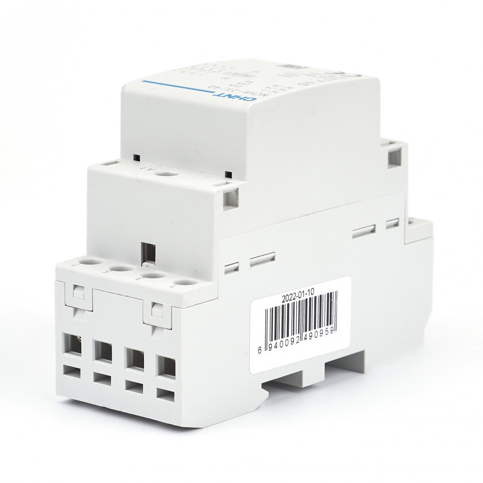 Модульный контактор CHINT NCH8-25/40 25A 4НО AC 220В/230В (380В) 50Гц 256089