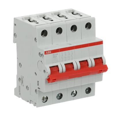 Рубильник ABB SD204/25 AC/DC 4P 25A 25кА 2CDD284101R0025