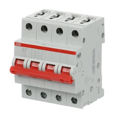 Рубильник ABB SD204/25 AC/DC 4P 25A 25кА 2CDD284101R0025