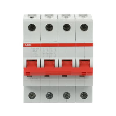 Рубильник ABB SD204/25 AC/DC 4P 25A 25кА 2CDD284101R0025