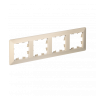 Рамка Systeme Electric AtlasDesign Air 4-ая, цвет бежевый, ATN220204