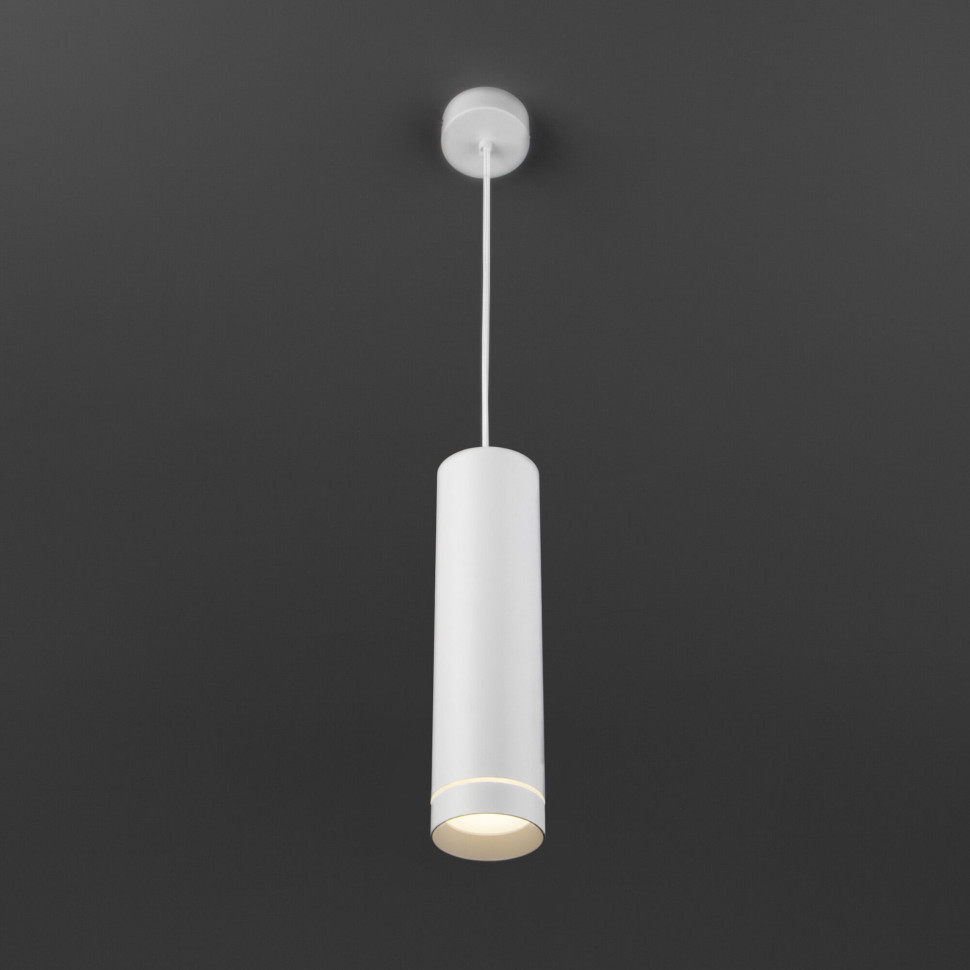 Подвесной светодиодный светильник DLR023 IP54 белый 35084/H белый