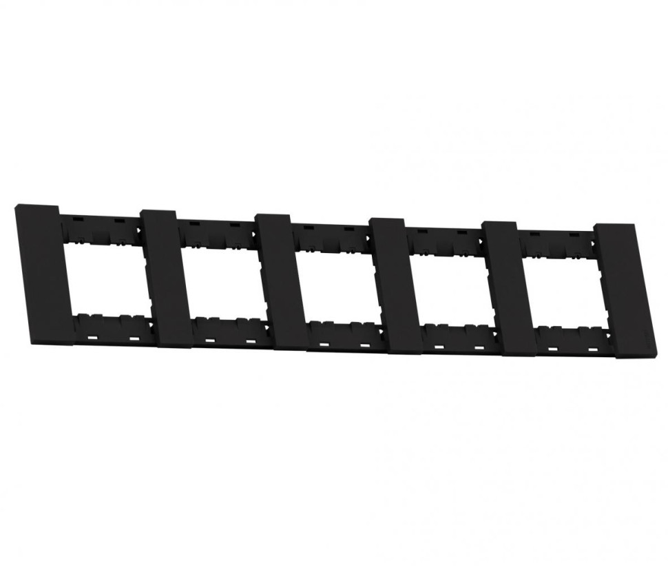 Рамка 5-ая цвет-черный матовый MEITON AA4802M5AG