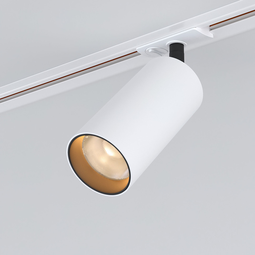 Трековый светодиодный светильник для однофазного шинопровода Diffe белый 15 Вт 4200 K 85166/01