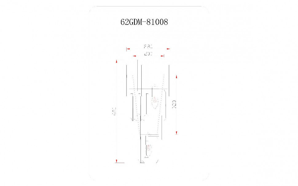 Настенный светильник Garda Decor 62GDM-81008