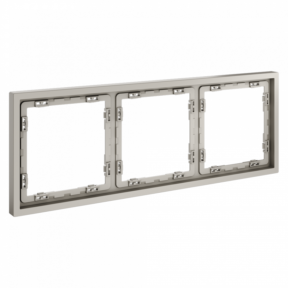 Рамка 3-я  универсальный монтаж: горизонтальный/вертикальный., IP-20. 1