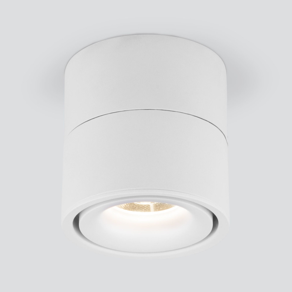 Накладной потолочный светодиодный светильник DLR031 15W 4200K 3100 белый матовый