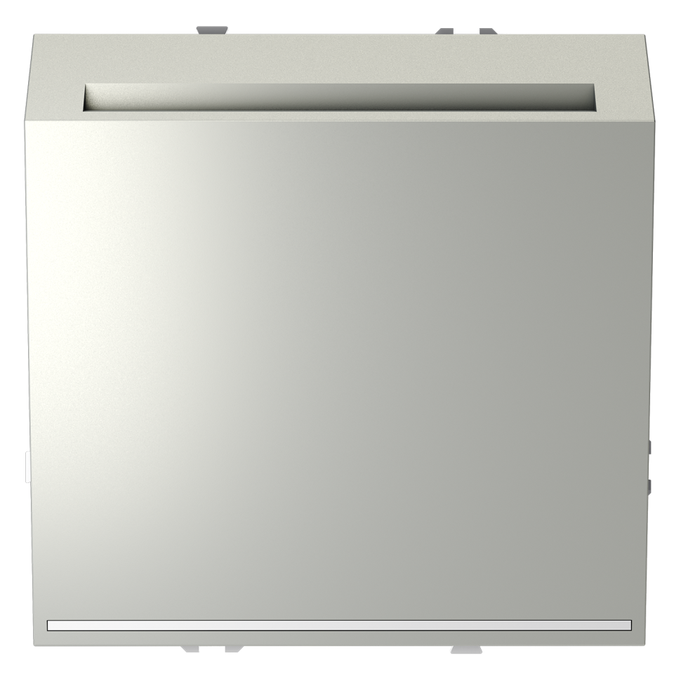 Выключатель встраиваемый VOLTUM S70 карточный 16А, (сталь)