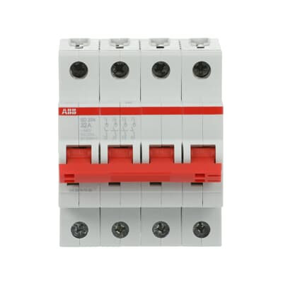 Рубильник ABB SD204/32 AC/DC 4P 32A 25кА 2CDD284101R0032