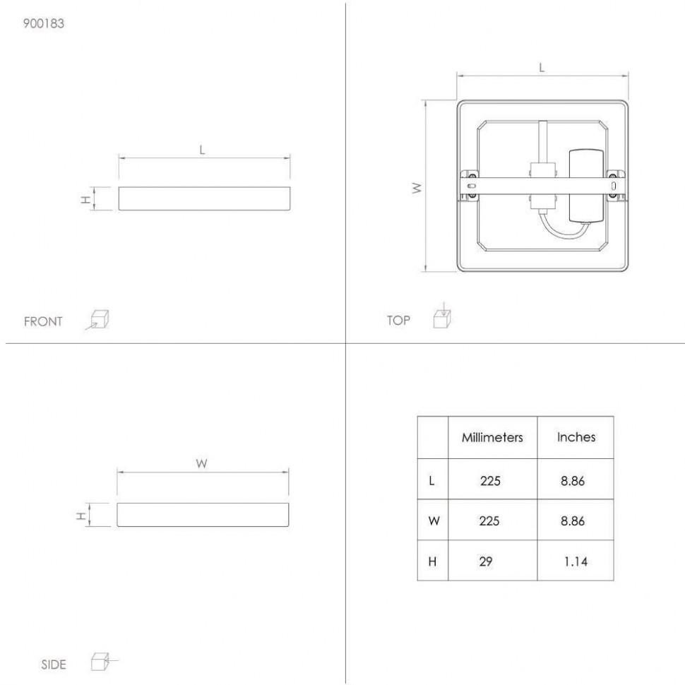 Настенно-потолочный светильник Eglo Fueva 5 900183