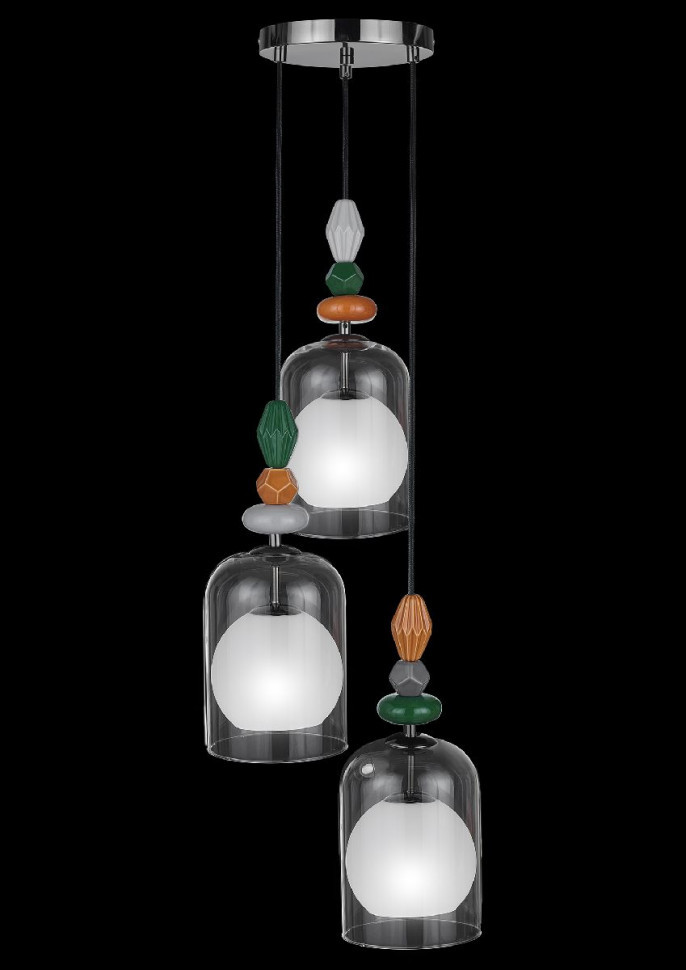 Подвесной светильник 33 Идеи PND105.3.163S.003.KDC-S.26.TR-S.02.WH