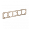 Рамка Systeme Electric AtlasDesign Air 5-ая, цвет песочный, ATN221205