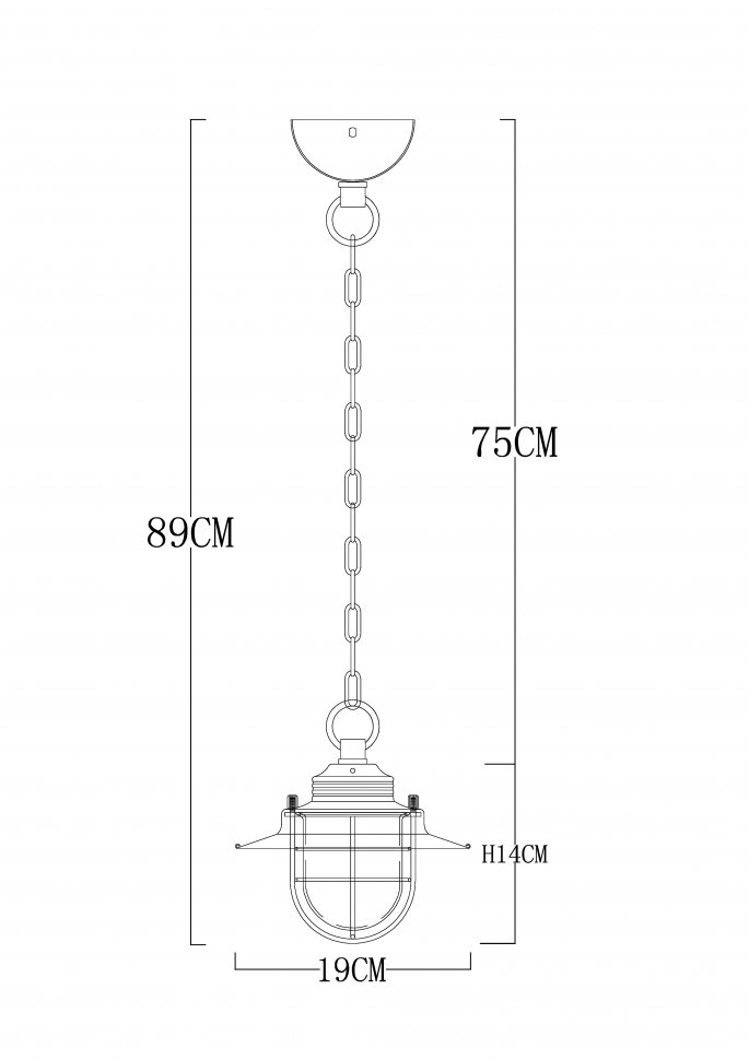 Подвесной светильник Arte Lamp A4579SP-1AB