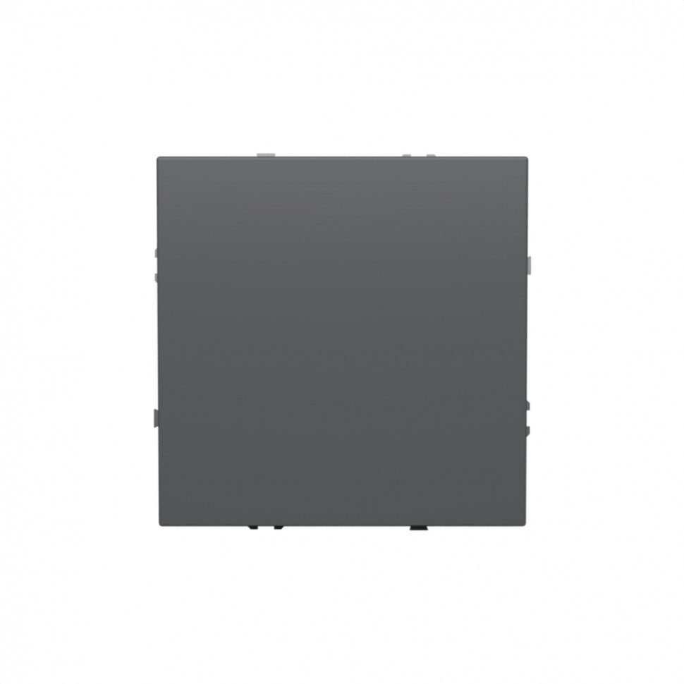 Выключатель встраиваемый VOLTUM S70 одноклавишный 10А, (титан) VLS010106