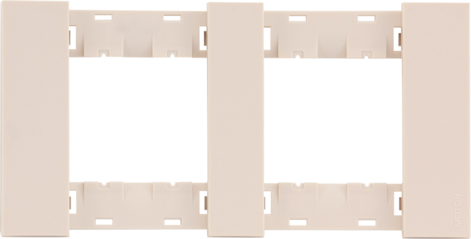 Рамка 2-ая цвет-песочный матовый MEITON AA4802M2AM