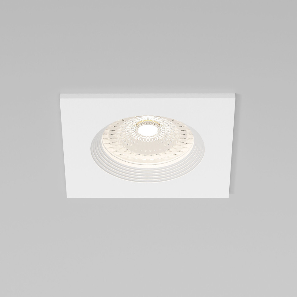 Светильник встраиваемый City GU10 черный 25055/01