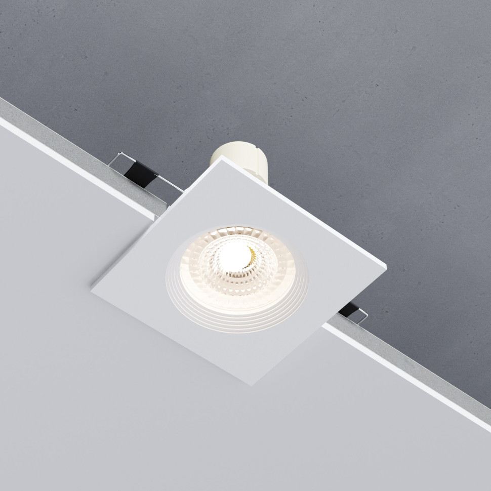 Светильник встраиваемый City GU10 черный 25055/01