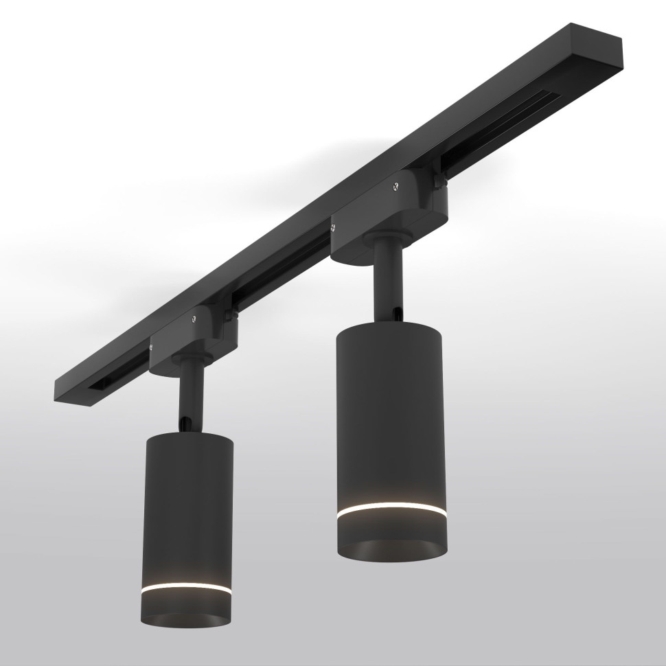 Трековый светодиодный светильник для однофазного шинопровода Glory черный 7W 4200K (1 шт.) LTB39