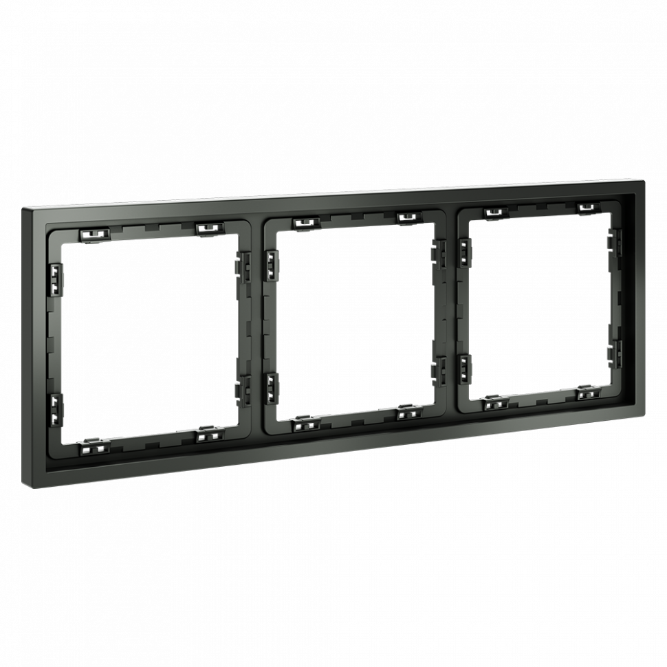 Рамка 3-я  универсальный монтаж: горизонтальный/вертикальный., IP-20. 1 1