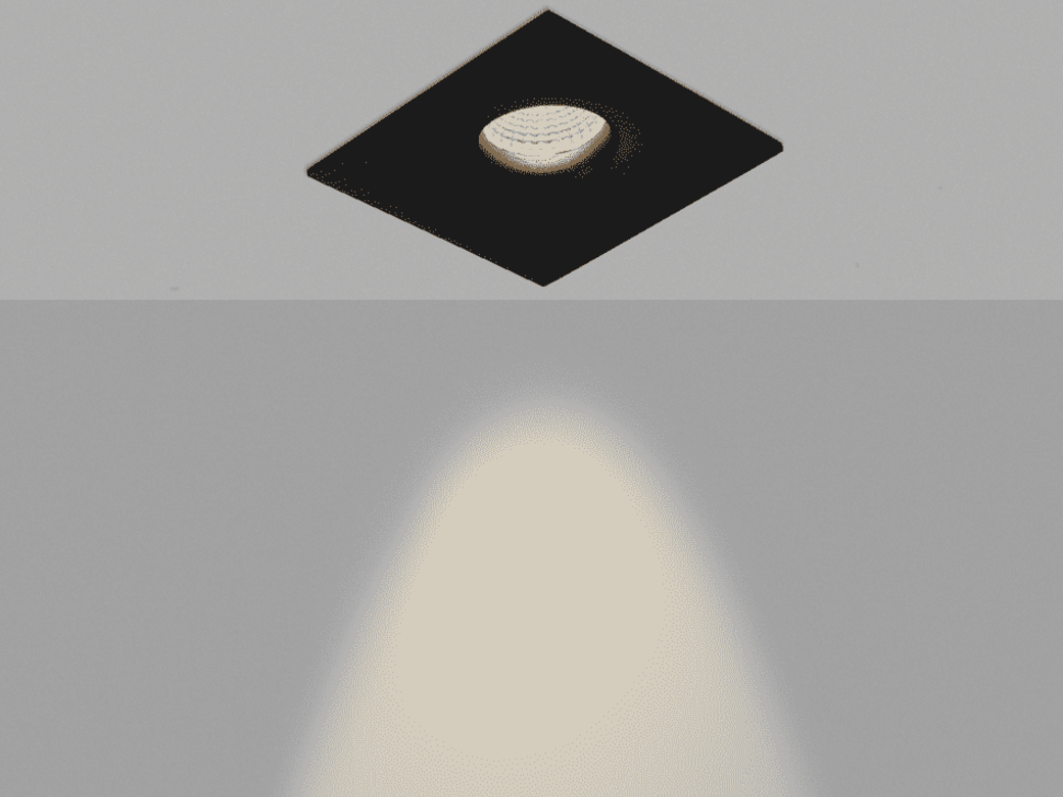  SWG PRO Корпус светильника потолочный встраиваемый  наклонно-поворотный, COMBO-2S1-BL, Черный, IP20, COMBO-2S1-BL