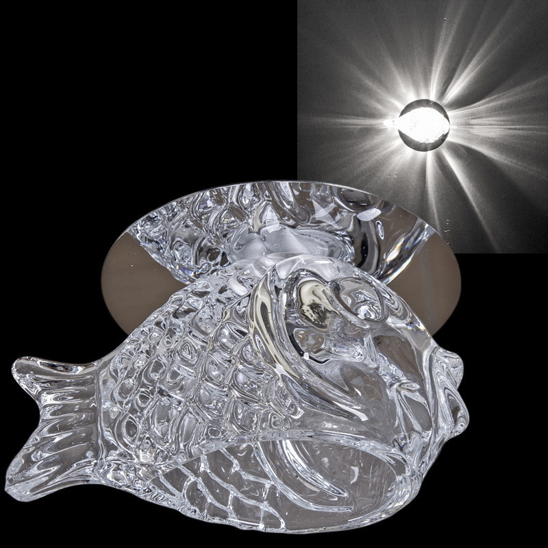 Встраиваемый светильник Reluce 08074-9.0-001H G9 CR