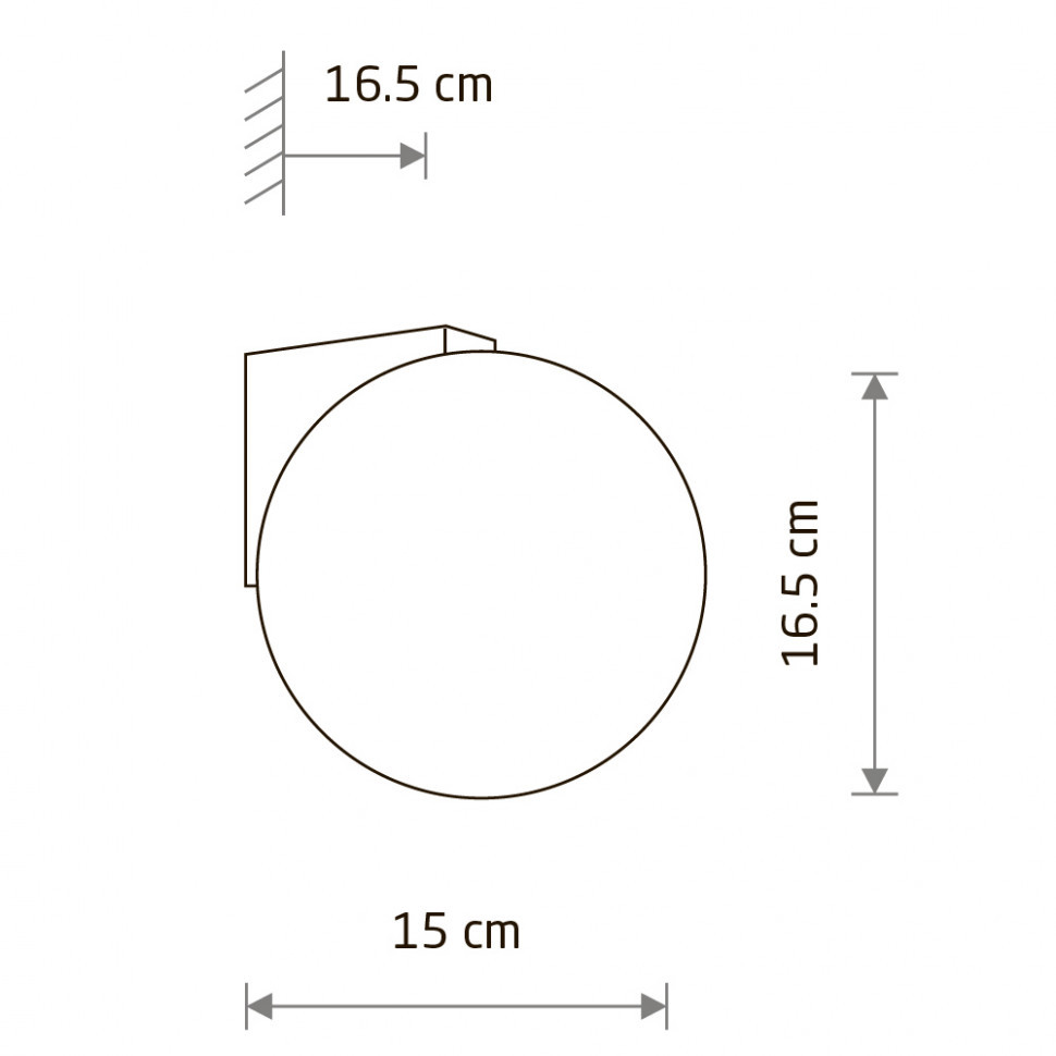 Настенный светильник Nowodvorski Aloe Brass 10525