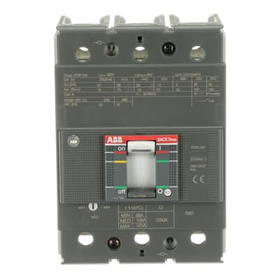 Выключатель автоматический XT3N 250 TMD 125-1250 3p F F ABB 1SDA068056R1