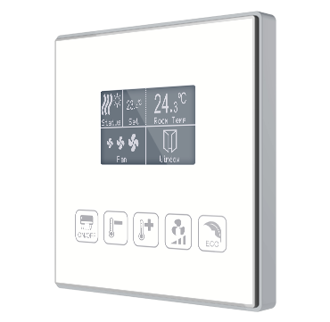 Контроллер комнатный KNX, с экраном 1.8 дюймов, 5 кнопок Zennio Square TMD-Display