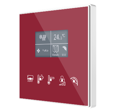 Контроллер комнатный KNX, с экраном 1.8 дюймов, 5 кнопок Zennio Square TMD-Display