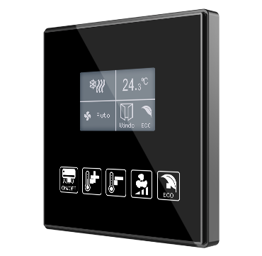 Контроллер комнатный KNX, с экраном 1.8 дюймов, 5 кнопок Zennio Square TMD-Display